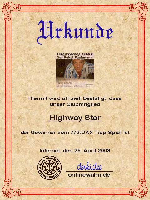 771.DAX Tipp-Spiel, Donnerstag, 24.04.08 161093