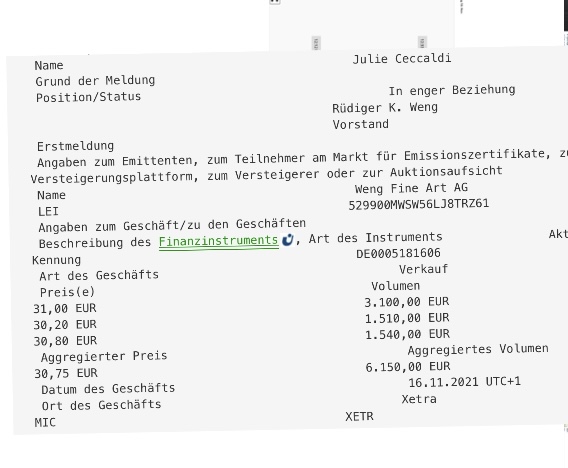 WENG FINE ART (518160) Geld mit Kunst... 1284832