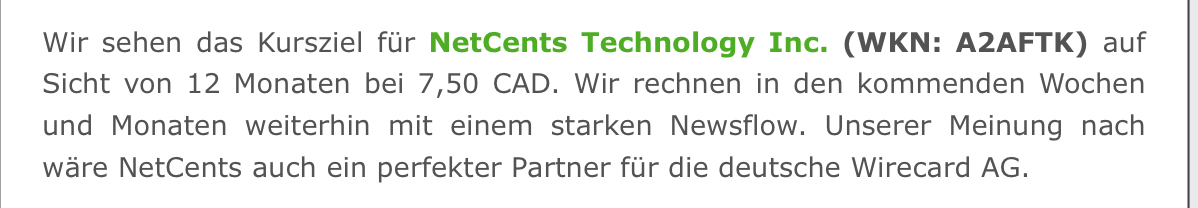 Netcents Technology Thread moderiert A2AFTK 1096774