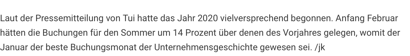 TUI 2007: Erholung oder Zerschlagung? 1176969