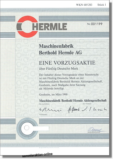 Hermle mit beeindruckenden Zahlen 1271747