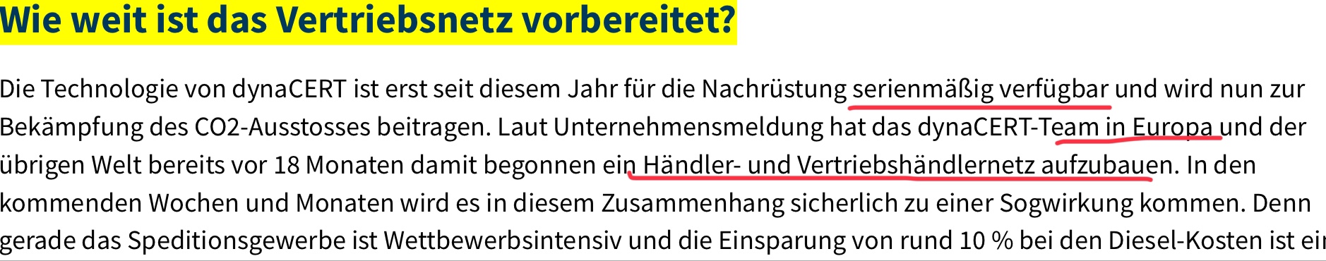 Nachrüsteinheit für saubere Dieselverbrennung 1133752