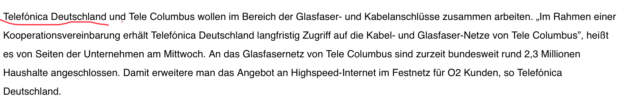 Tele Columbus Aktie 1150004