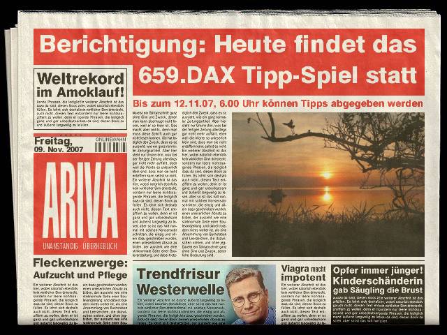 559.DAX Tipp-Spiel, Freitag, 09.11.07 130326