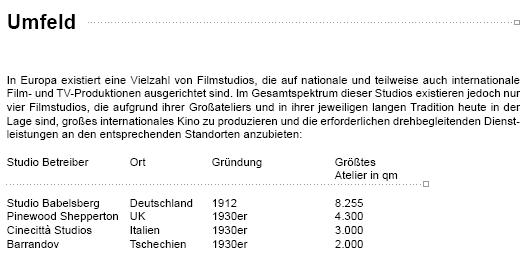 Studio Babelsberg - KGV 9,7 ! 38982