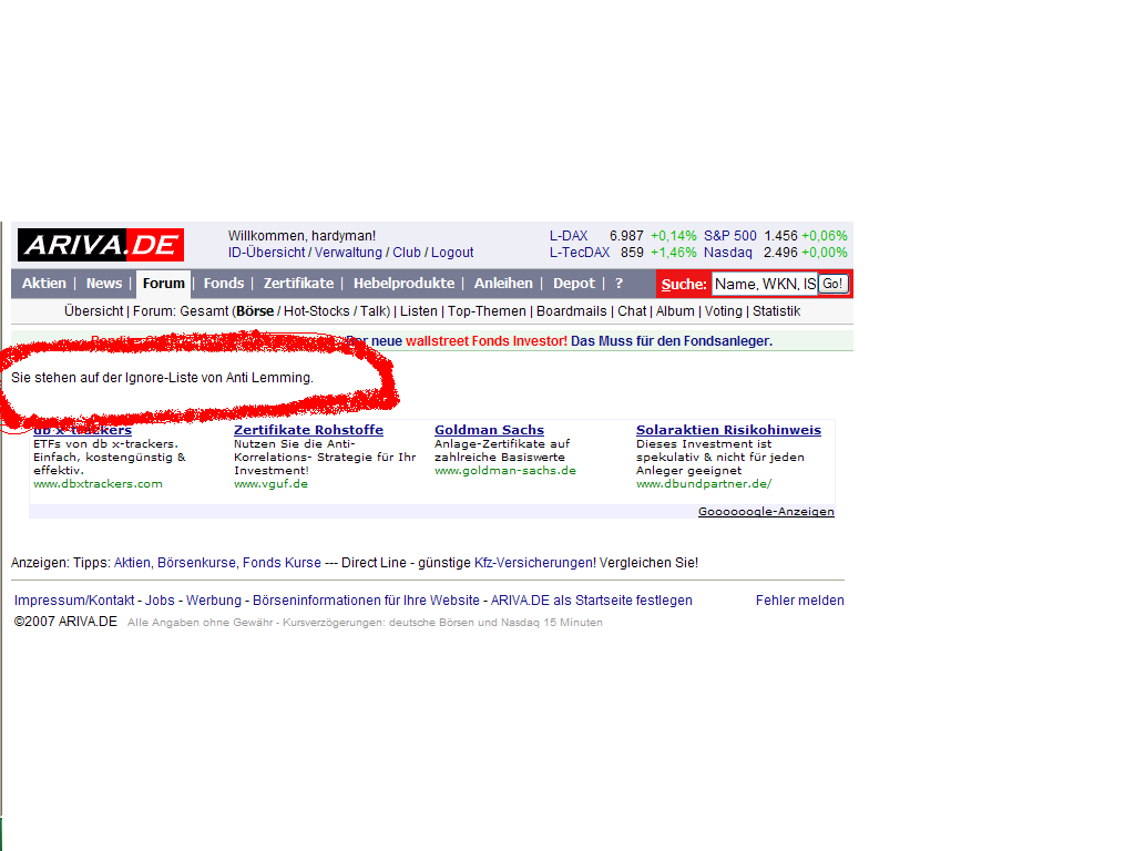 Das Schweigen der Stänker von AL 85054