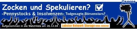 Lobster Network Storage-Watchliste 3419