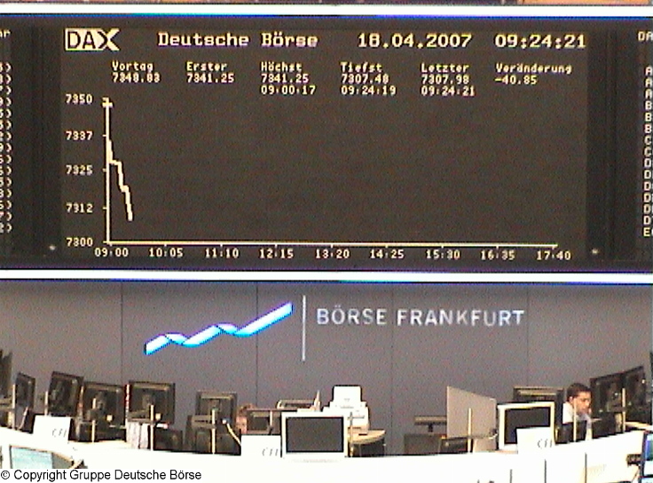 DAX mit Computerpanne 93179