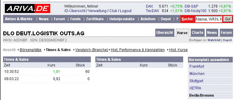 DLO Dt.Logistik Outsourcing AG 51495