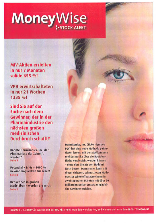 $$ Erfolgsmeldung bei Dermisonics ! $$ 57682