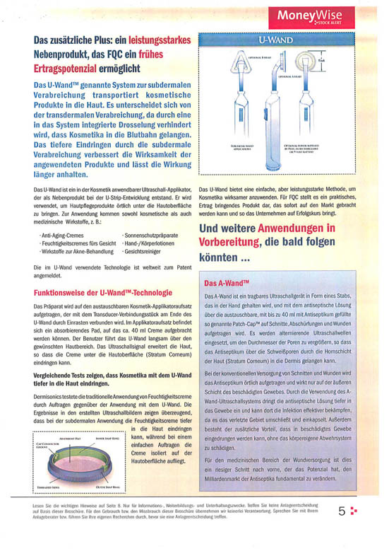 $$ Erfolgsmeldung bei Dermisonics ! $$ 57686