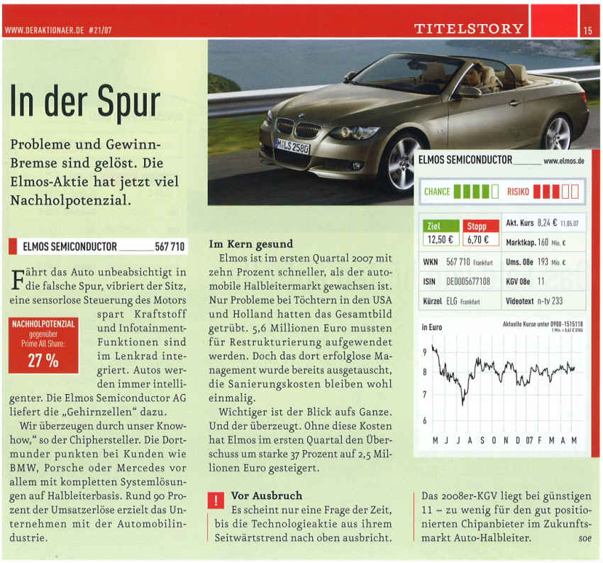 ++ ELMOS mit Potenzial ++ 98293