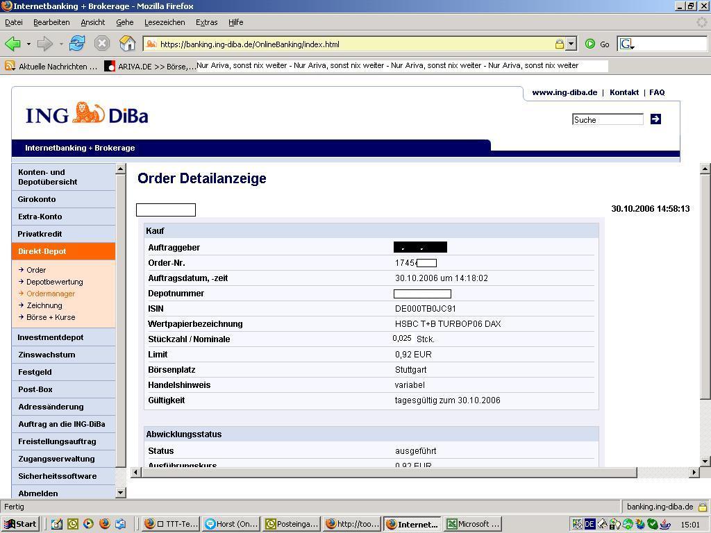 ▶ TTT-Team: Montag, 30.10.2006 64464