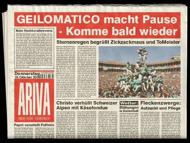 390.DAX Tipp-Spiel, Donnerstag, 19.10.06 62786