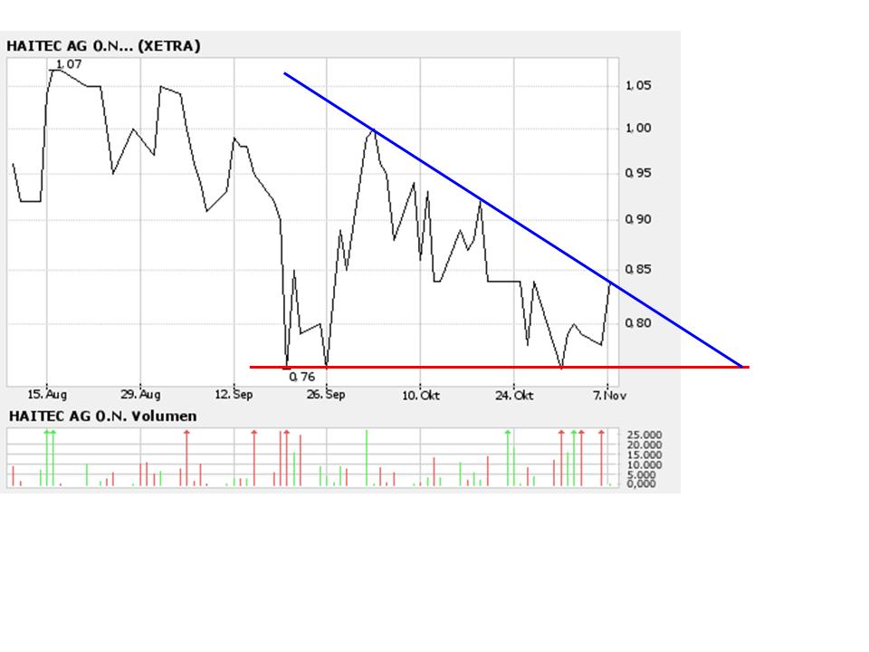 Haitec AG mit guten Zahlen! Nun Rebound? 65755