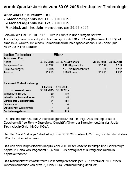 Bei Jupiter steckt auch Nexus und November drin 11003