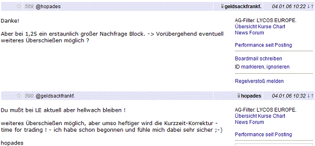 LYCOS : wann geht es hier los ???    --0,25€--- 24624