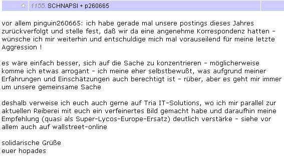 LYCOS : wann geht es hier los ???    --0,25€--- 35217