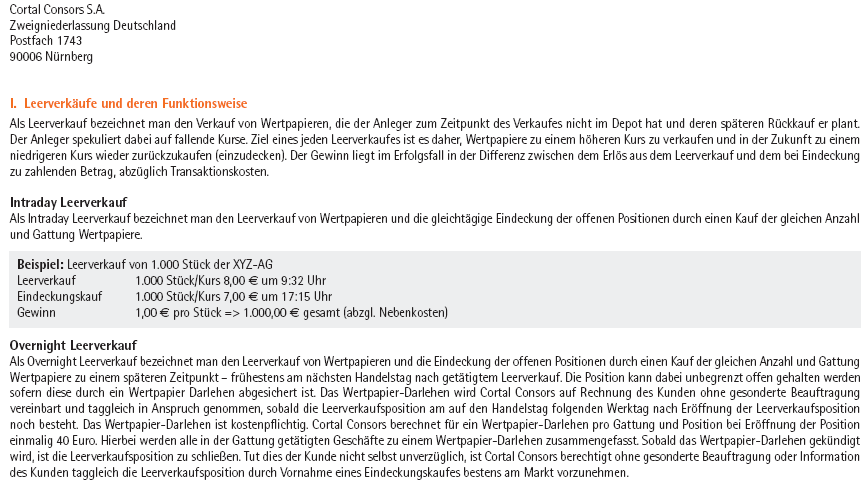 kann mir jemand nen guten broker zum shorten nenne 100973