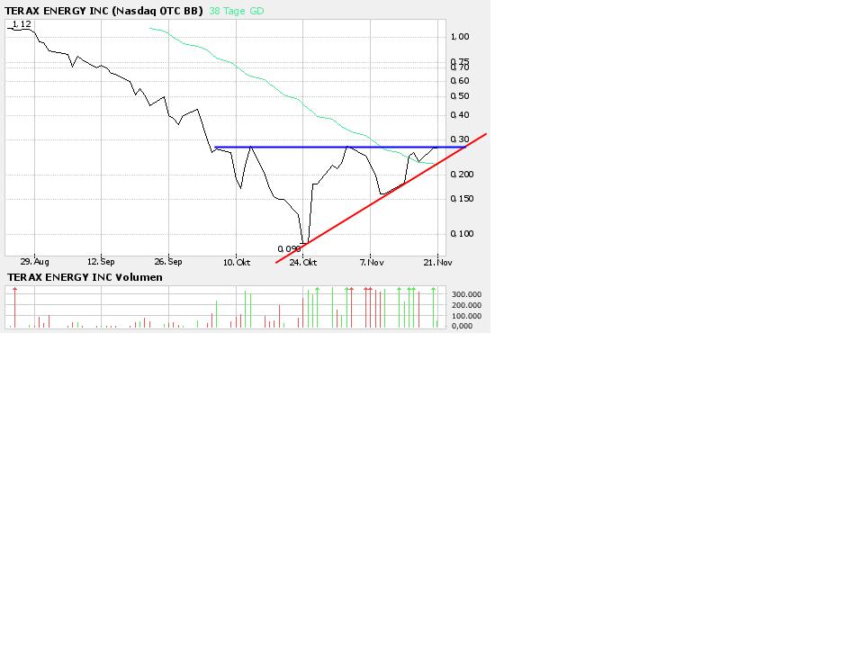 Fetter Rebound bei Terax Energy möglich? 67804