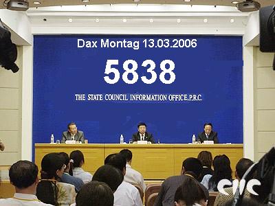 234.DAX Tipp-Spiel, Freitag, 10.3.06, 17.45 Uhr, 32731