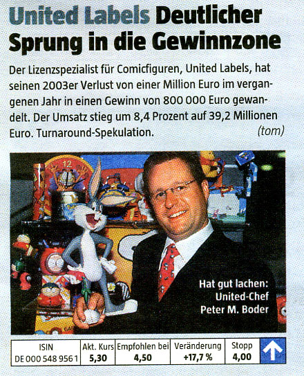 United Labels 2005 - Sicherer Profit ! 5513