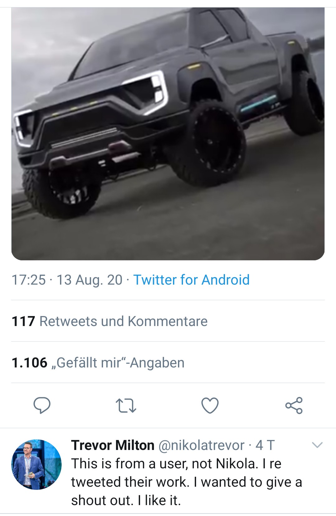 NIKOLA Corporation US6541101050 Nachfolge Thread V 1196566