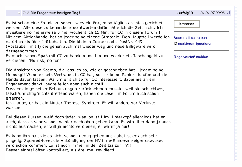 ++ Cobracrest - der Skandal geht weiter! ++ 80048