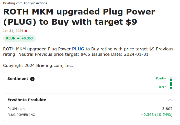 Plug Power - konspirativ und informativ 1410919