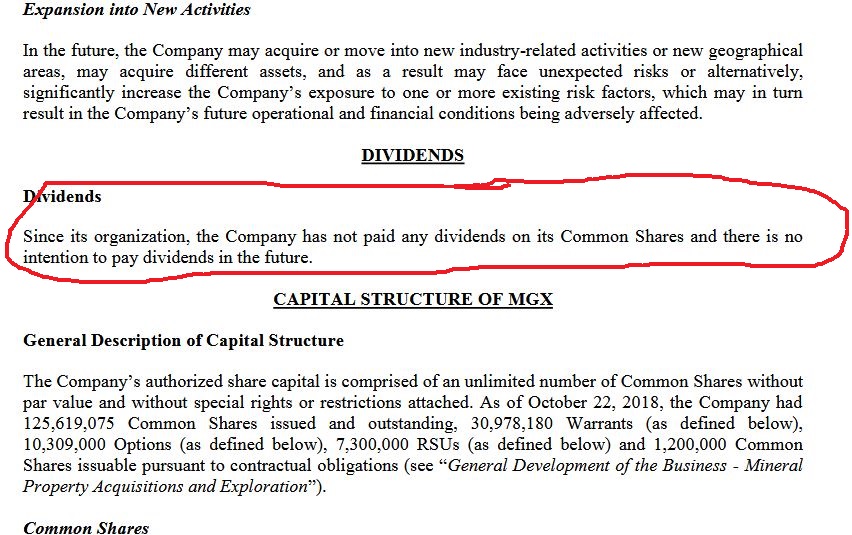 MGX Minerals. WKN: A12E3P 1081734
