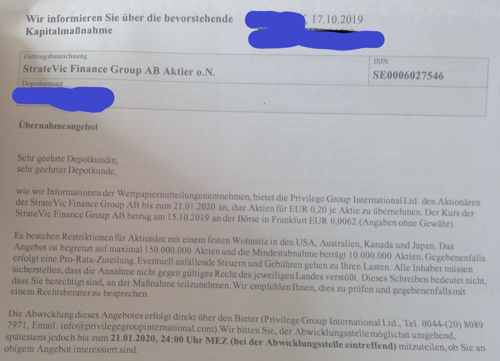 Blockchain -neue Kursrakete? WKN A116BG Stockholm 1142910