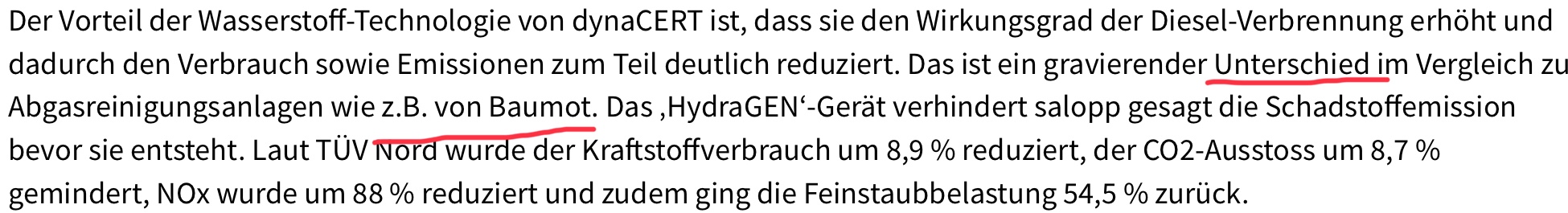 Nachrüsteinheit für saubere Dieselverbrennung 1133751