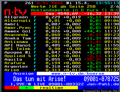 ARISE die canadische Solarperle ! 312223