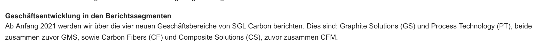 die neue SGL Carbon - ein Turnaroundkandidat? 1242437
