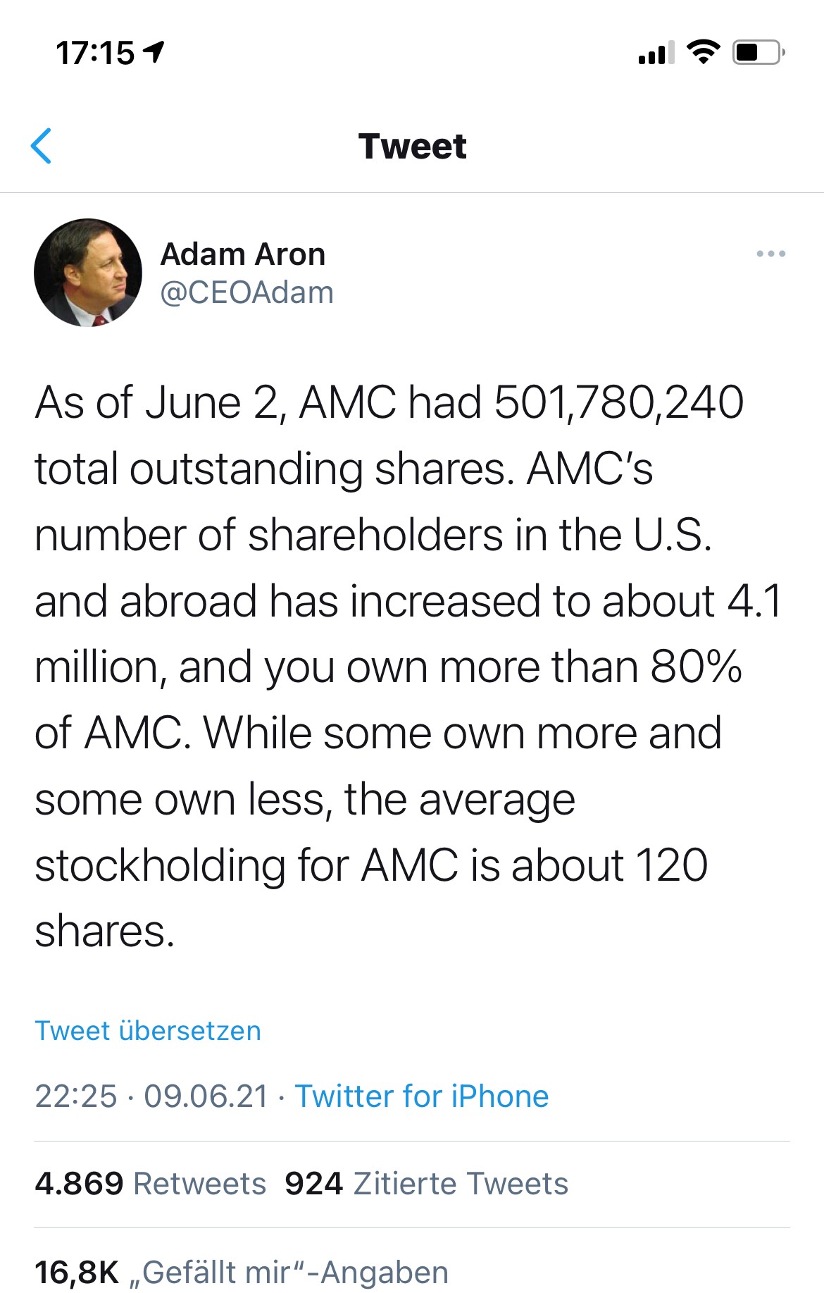 AMC Entertainment Holdings 2.0 - Todamoon?!? 1267088