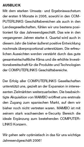 Computerlinks im 3-Jahres-Widerstand 75382