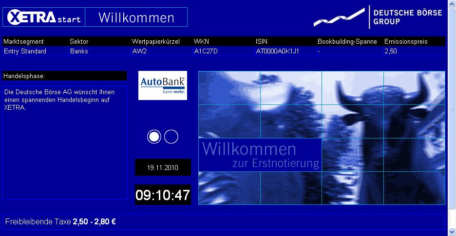 Autobank AG - Neuemmission aus Österreich 359638