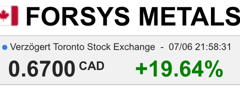 Forsys - Produktionsbeginn 1318357