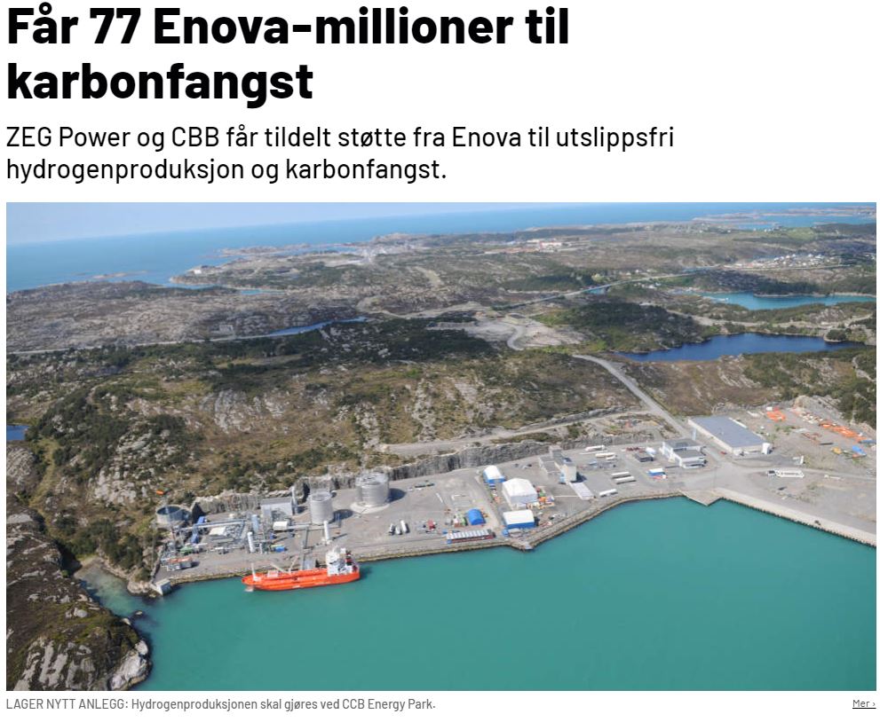 Aker Carbon Capture ASA für die Klimaziele 1223137