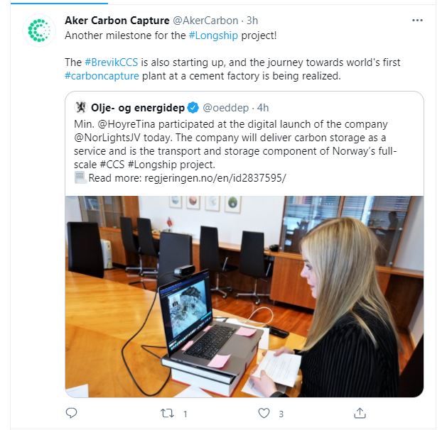 Aker Carbon Capture ASA für die Klimaziele 1238931