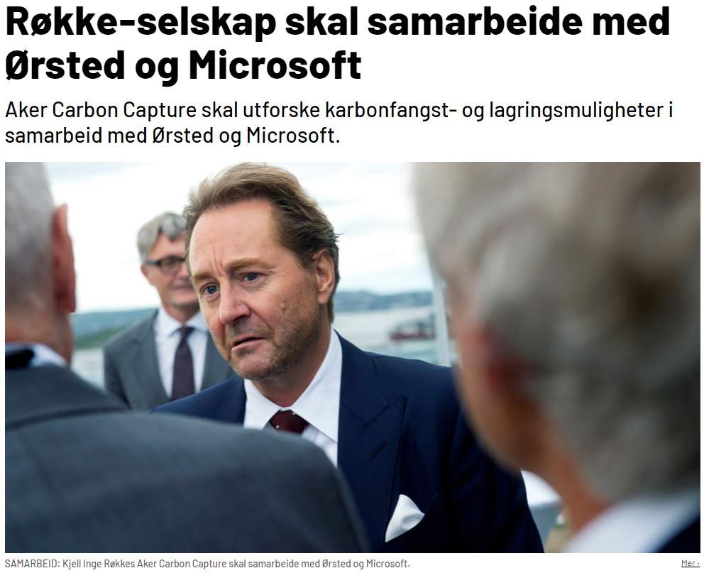 Aker Carbon Capture ASA für die Klimaziele 1239105