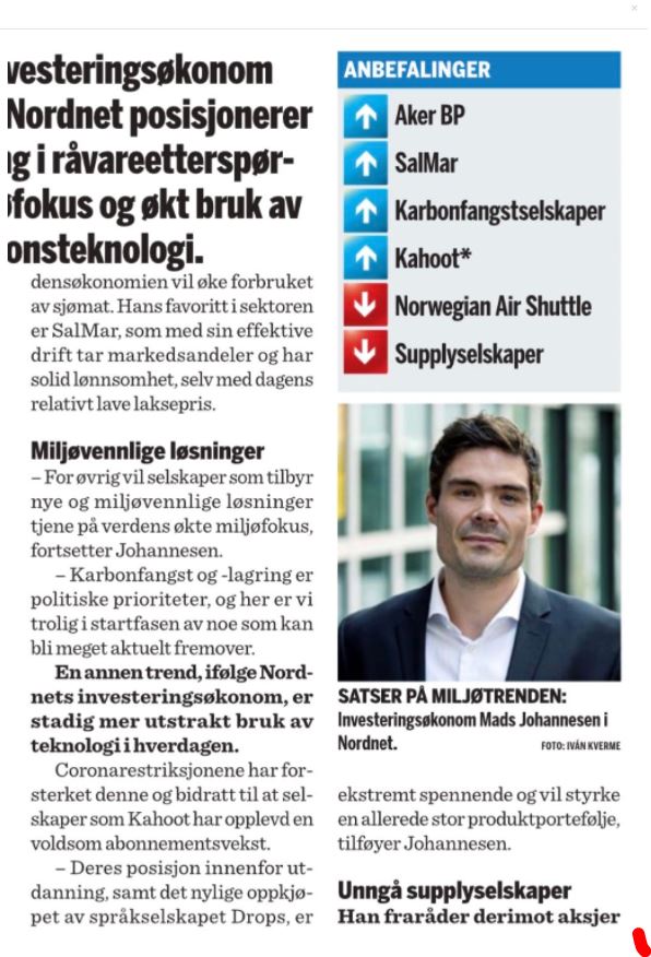 Aker Carbon Capture ASA für die Klimaziele 1220407