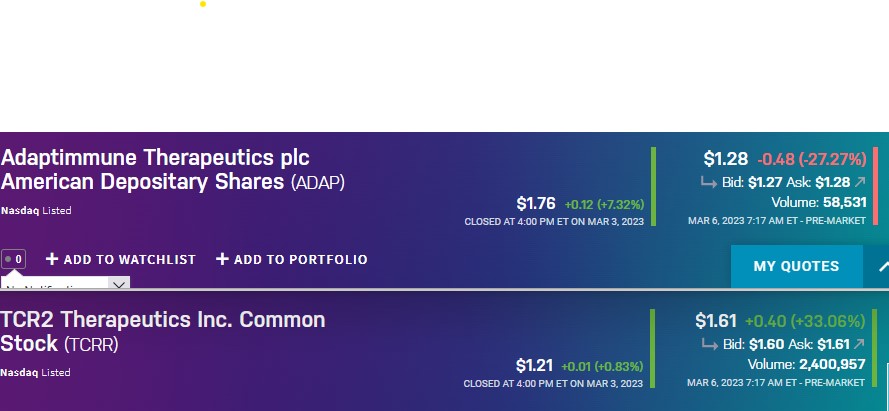 ADAP: Adaptimmune - Transforming T-Cell therapy 1360570