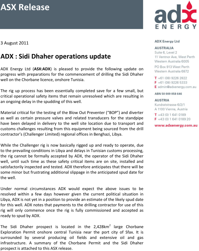 ADX Energy (WKN: 875366): Millionenchance????? 426461