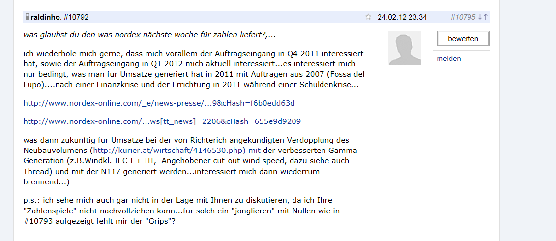 Norde Pro und Kontra 504212