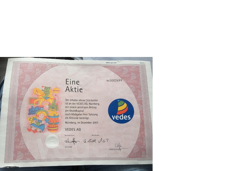 Vedes AG Aktie 1129051