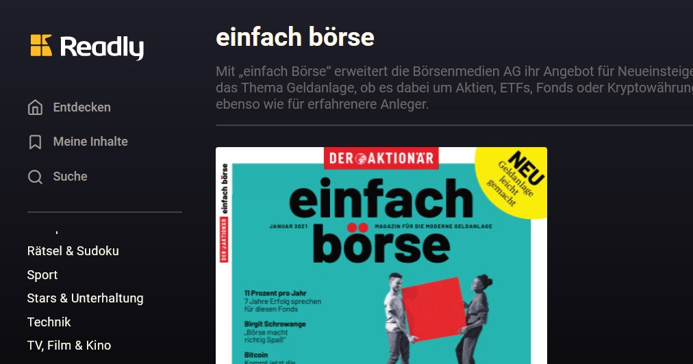 Readly International AB - Lesen was du willst.... 1227018