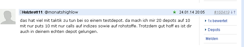 Ich lebe von der Börse und ich lebe gut !! 686750