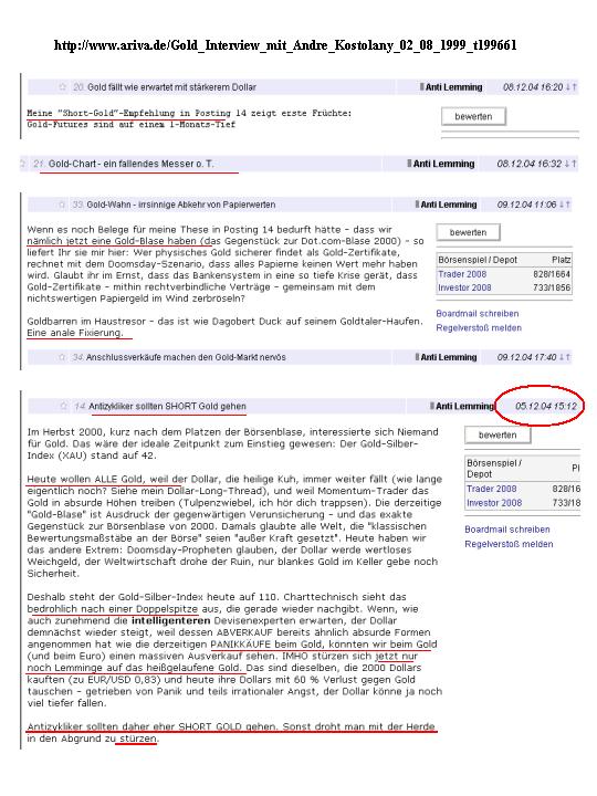 Wenn das Gold redet, dann schweigt die Welt! 248189