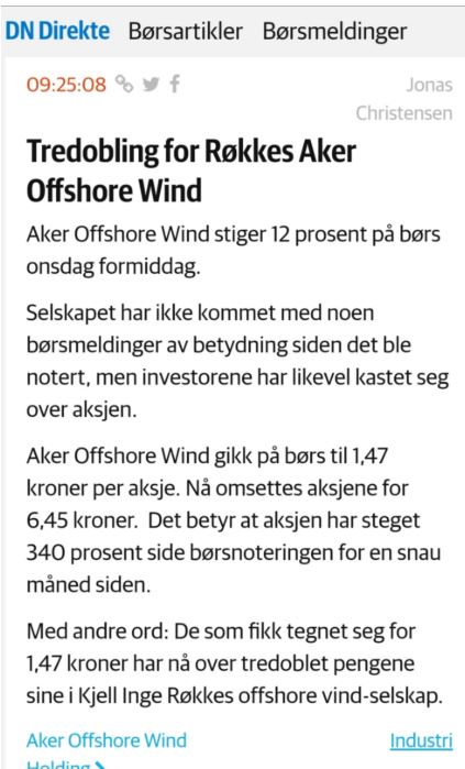 Aker Offshore Wind für eine nachhaltige Zukunft 1202798